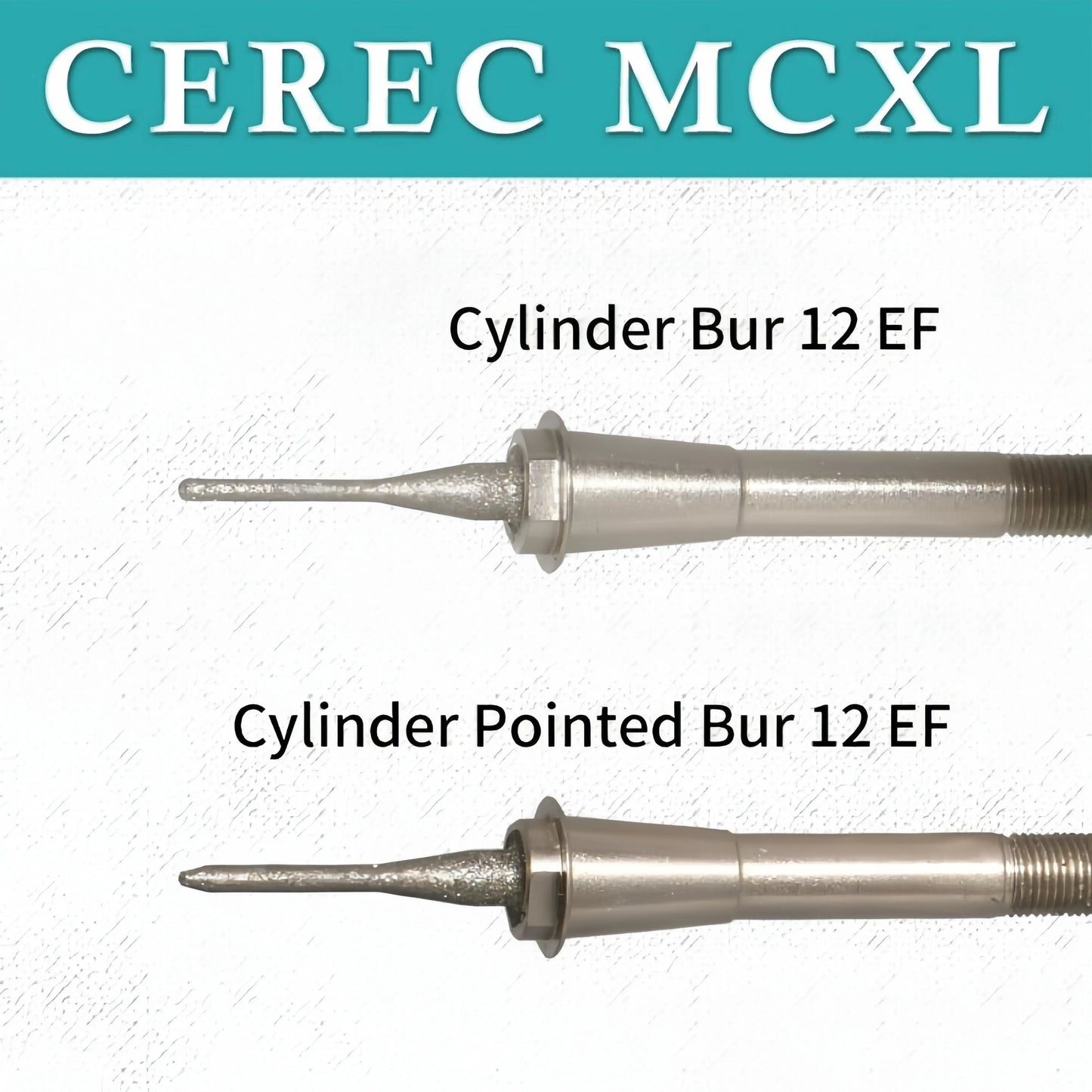 Multi-material milling burs for zirconia, PMMA and ceramic cutting