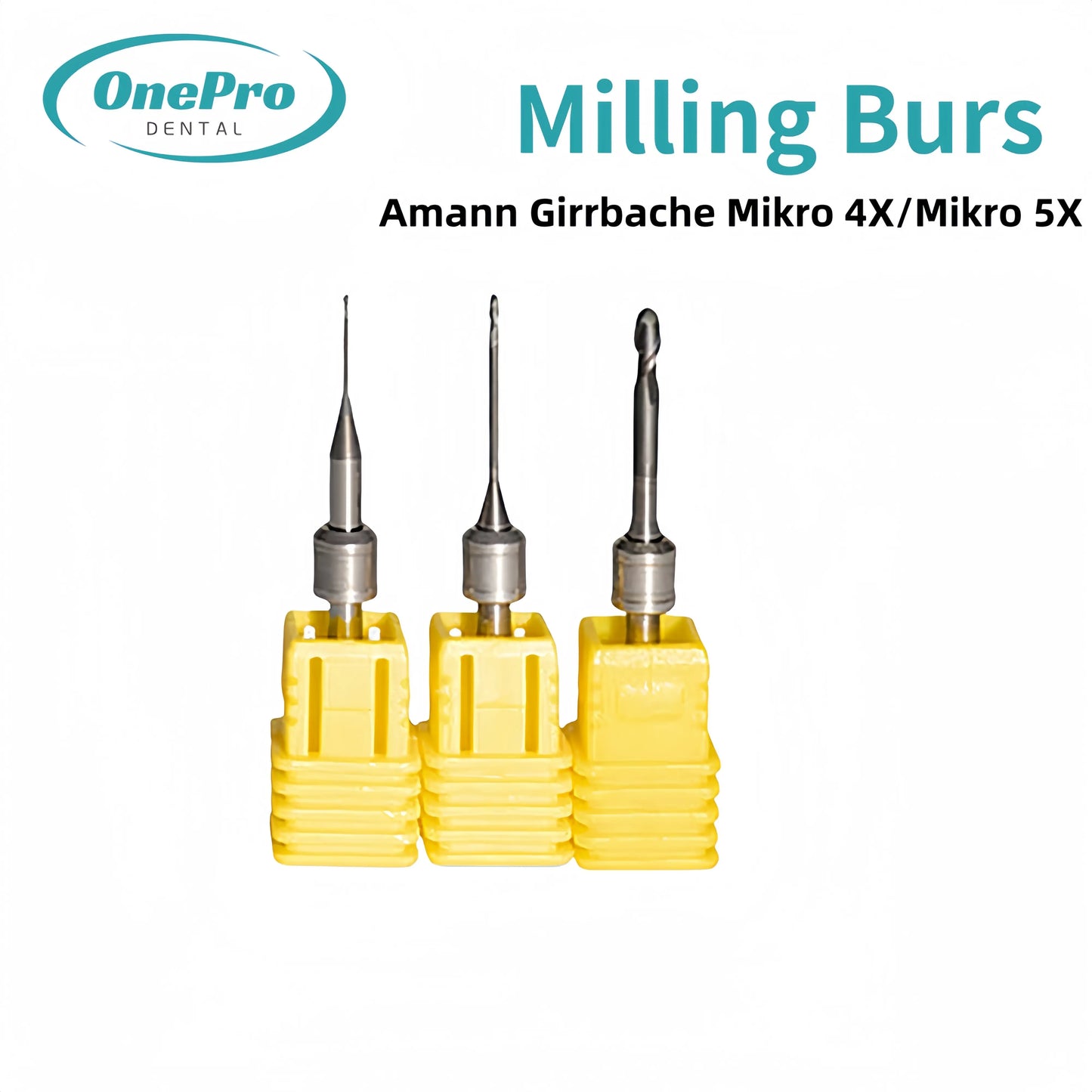 "Professional diamond-coated cutting tools for zirconia and PMMA processing"
