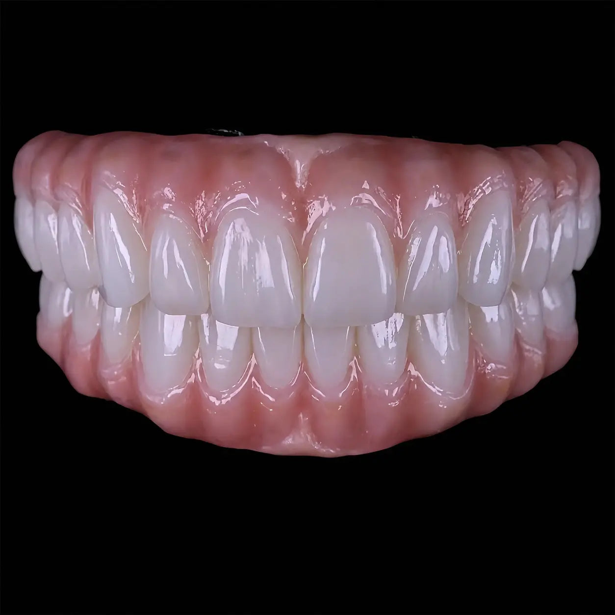 OnePro SHT White zirconia full-arch esthetic restoration with natural tooth translucency for dental CAD CAM