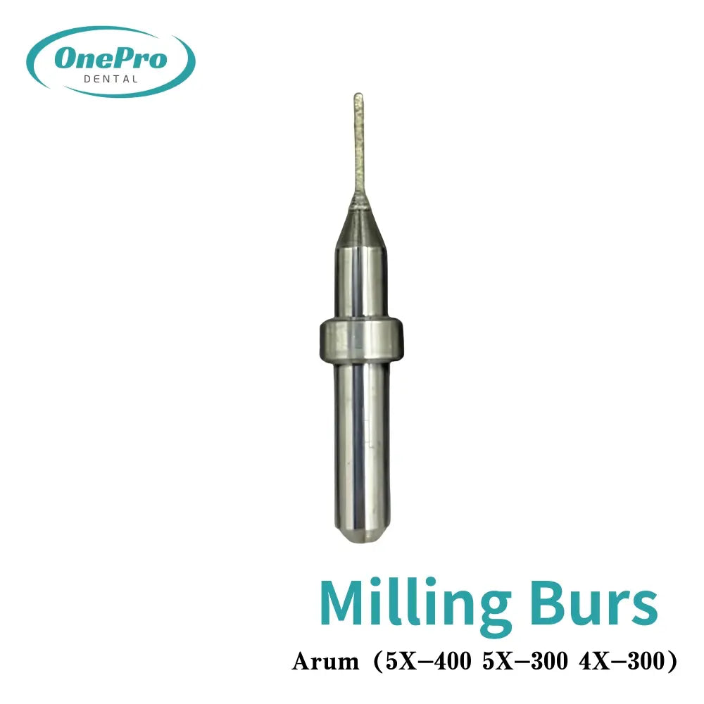 "High-precision milling burs for Arum 5X-400, 5X-300 and 4X-300 dental machines"