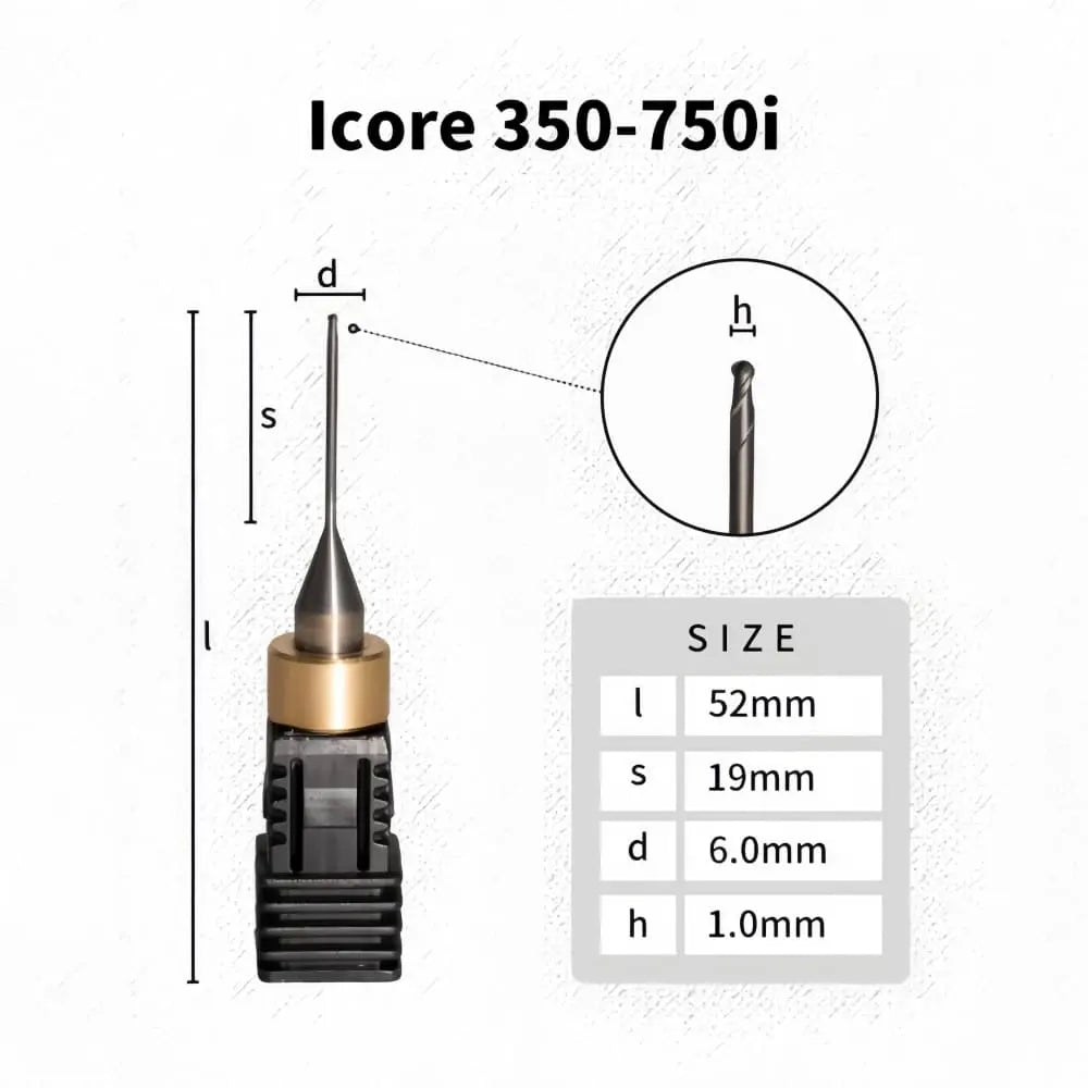 "Professional multi-material cutting tools for zirconia, lithium disilicate and metal"