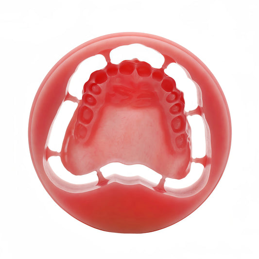 High-strength pink PMMA dental block for superior denture fabrication