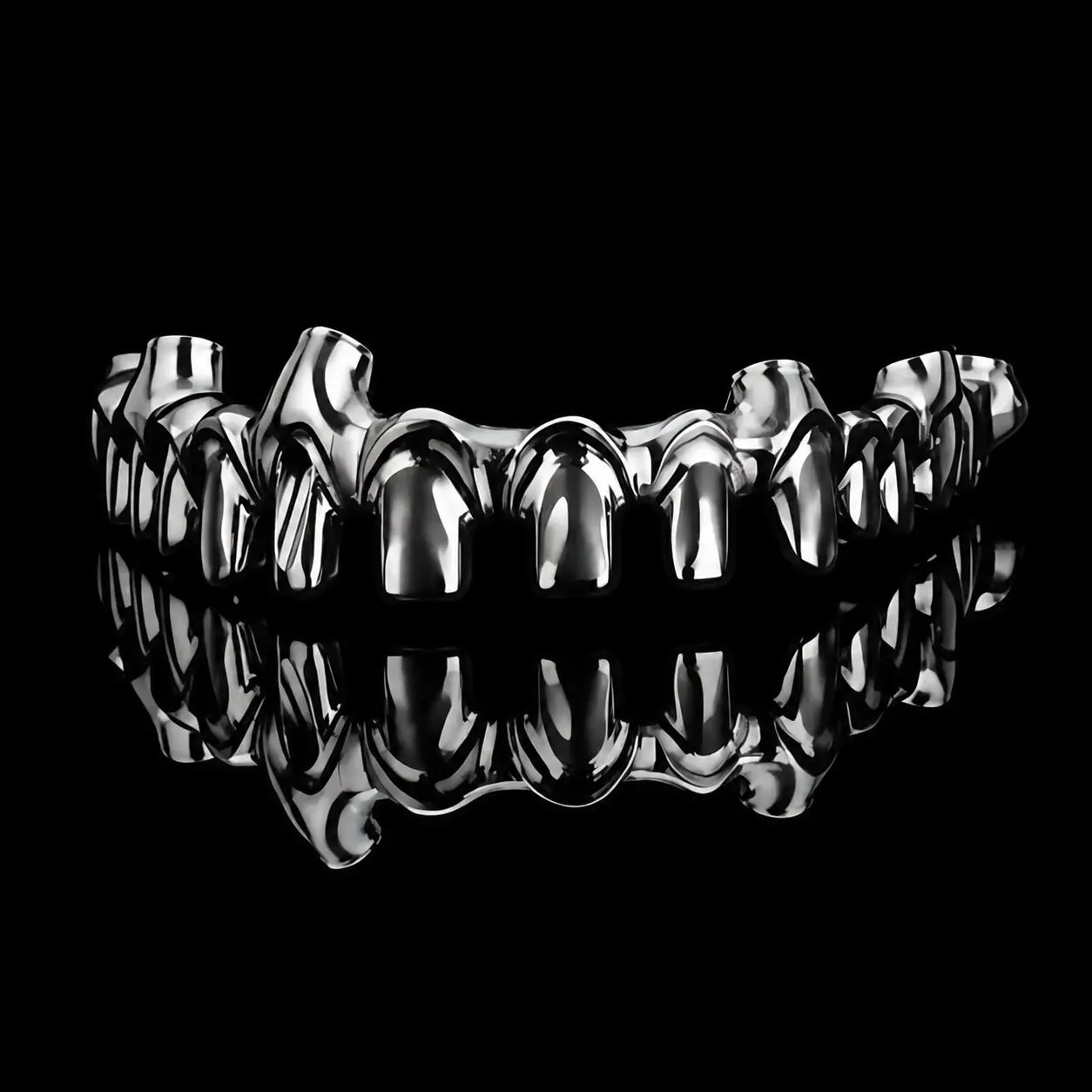 Polished Grade 5 titanium dental framework for implant and prosthetic restorations