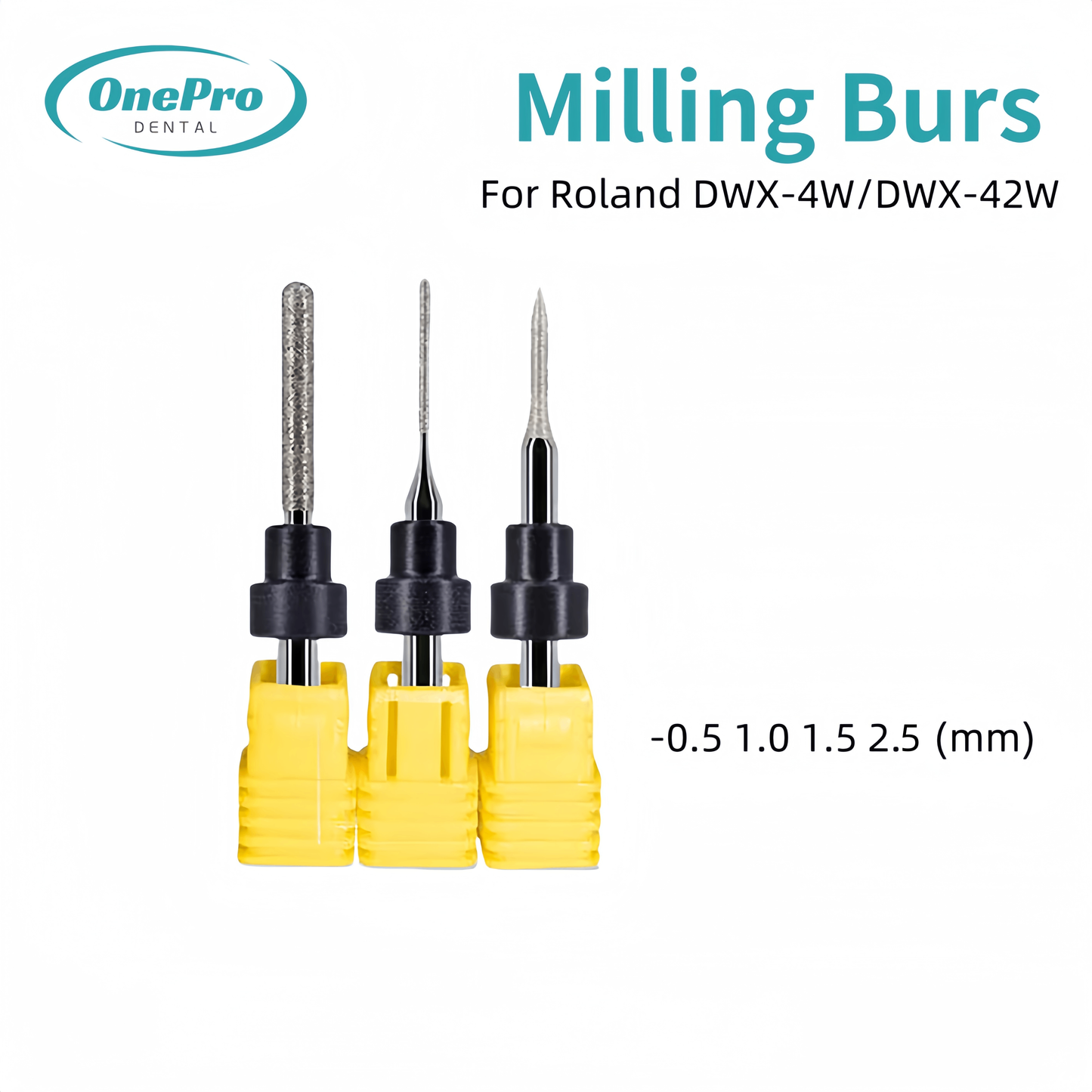 Milling Burs—Roland(DWX-4W DWX-42W)Milling Machine - OnePro Dental