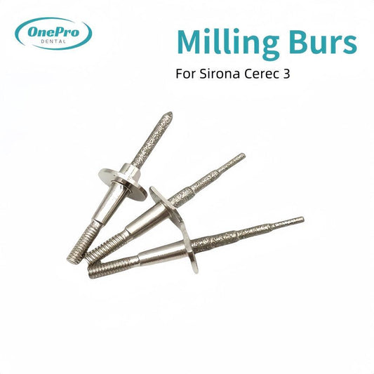 Professional dental milling tools compatible with Sirona Cerec 3 system