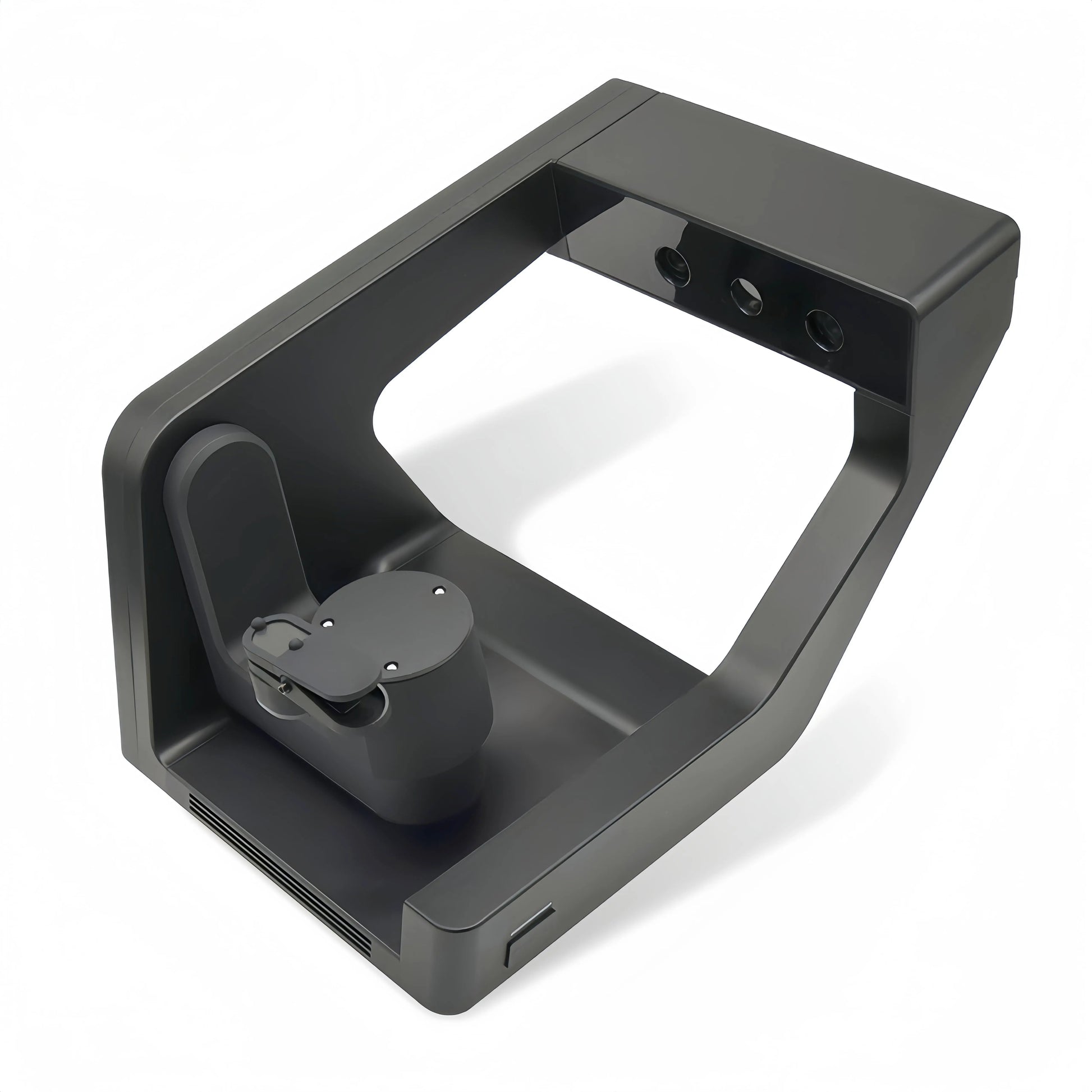 Compact and efficient desktop scanner for dental lab workflows