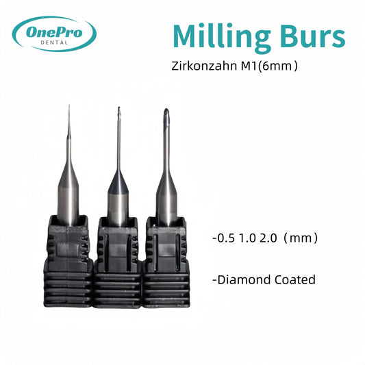 "Professional diamond-coated zirconia cutting tools for large-scale restorations"
