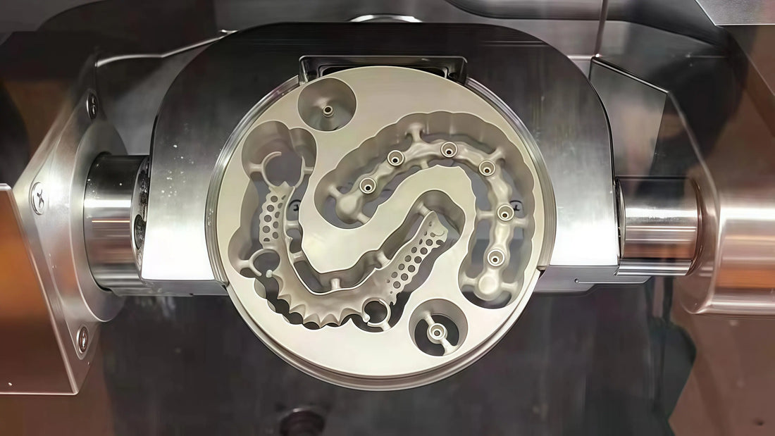 PEEK disc ideal for flexible denture frameworks and temporary restorations