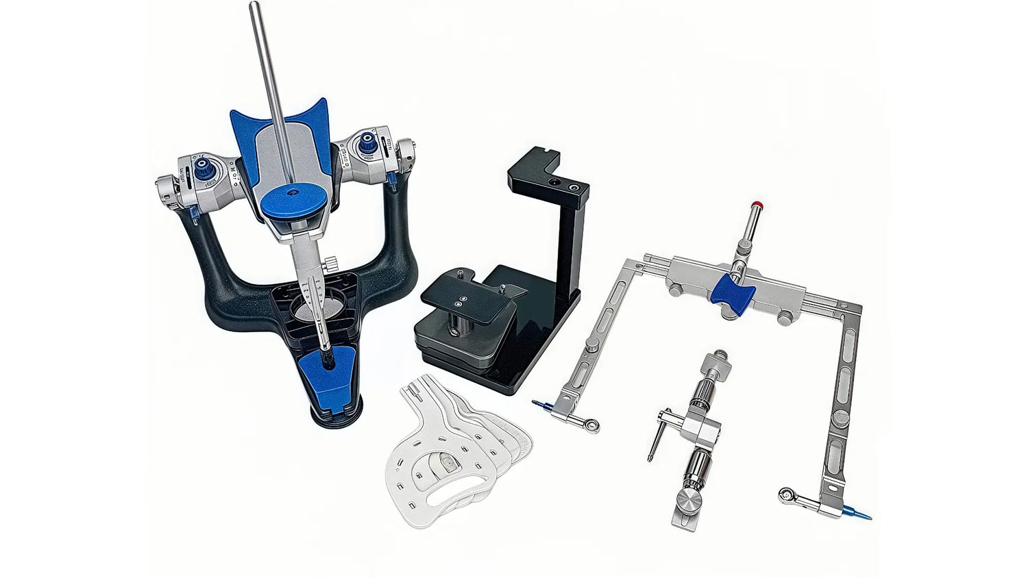 Artex-compatible articulator with transfer jig and setup templates