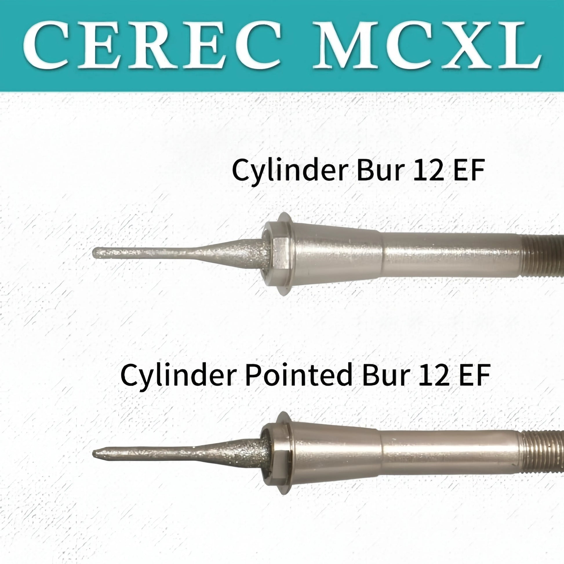 Multi-material milling burs for zirconia, PMMA and ceramic cutting