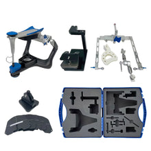 Full articulator and facebow kit with carrying case