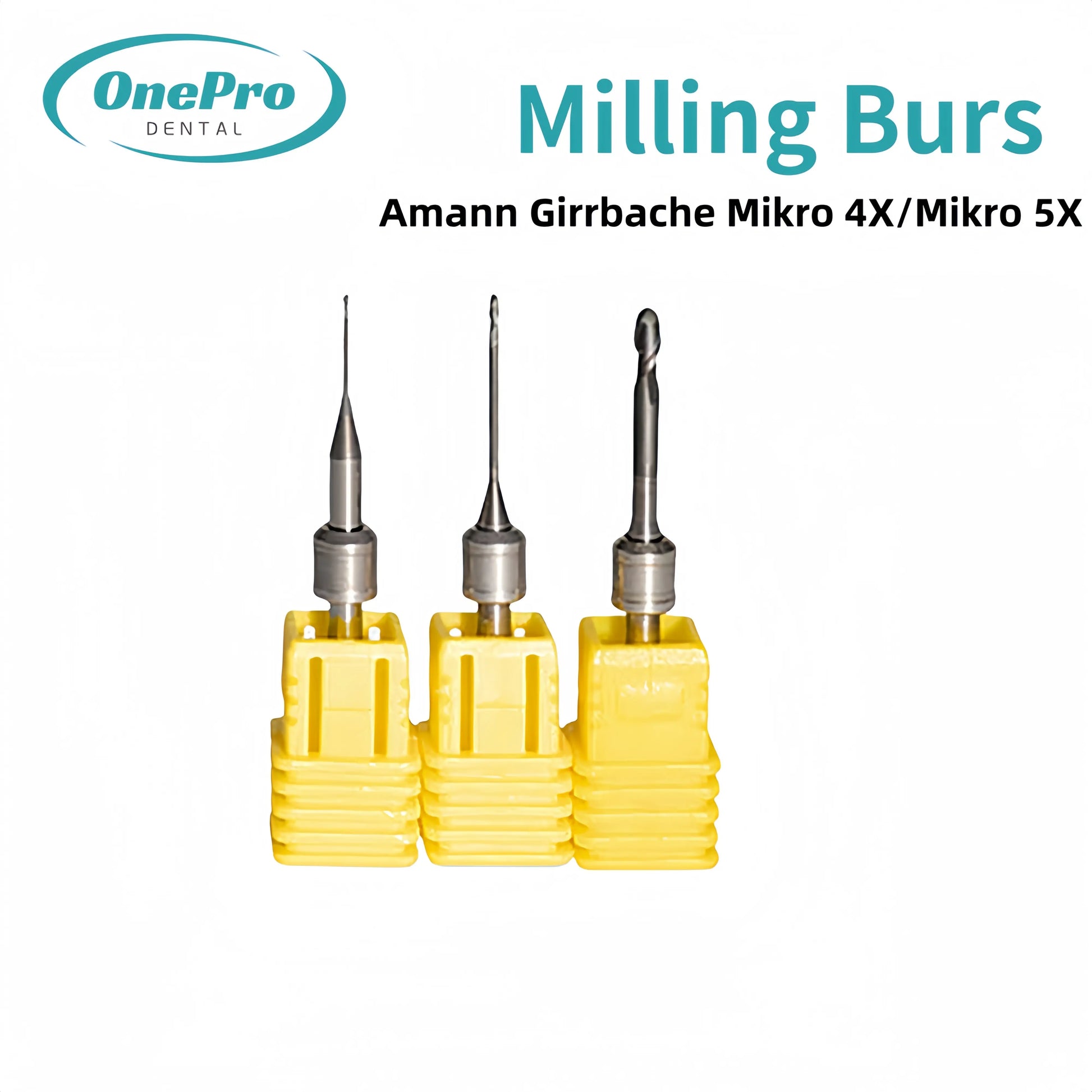 "Professional diamond-coated cutting tools for zirconia and PMMA processing"