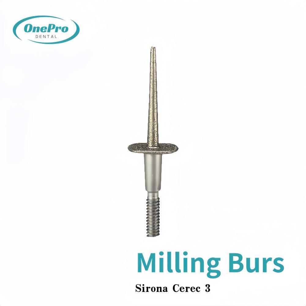 Milling Burs—Sirona（Cerec 3）Milling Machine - OnePro Dental