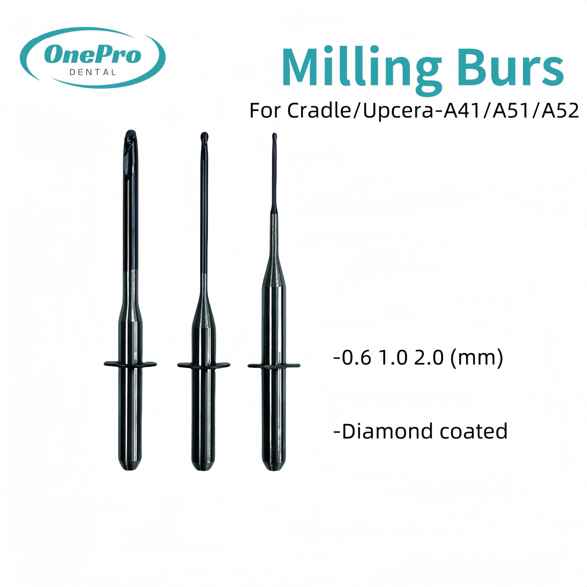 Milling Burs—Cradle/Upcera（A41 A51 A52）Milling Machine - OnePro Dental