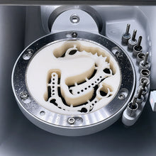 Dental acetal disc CAD/CAM milling and finishing workflow