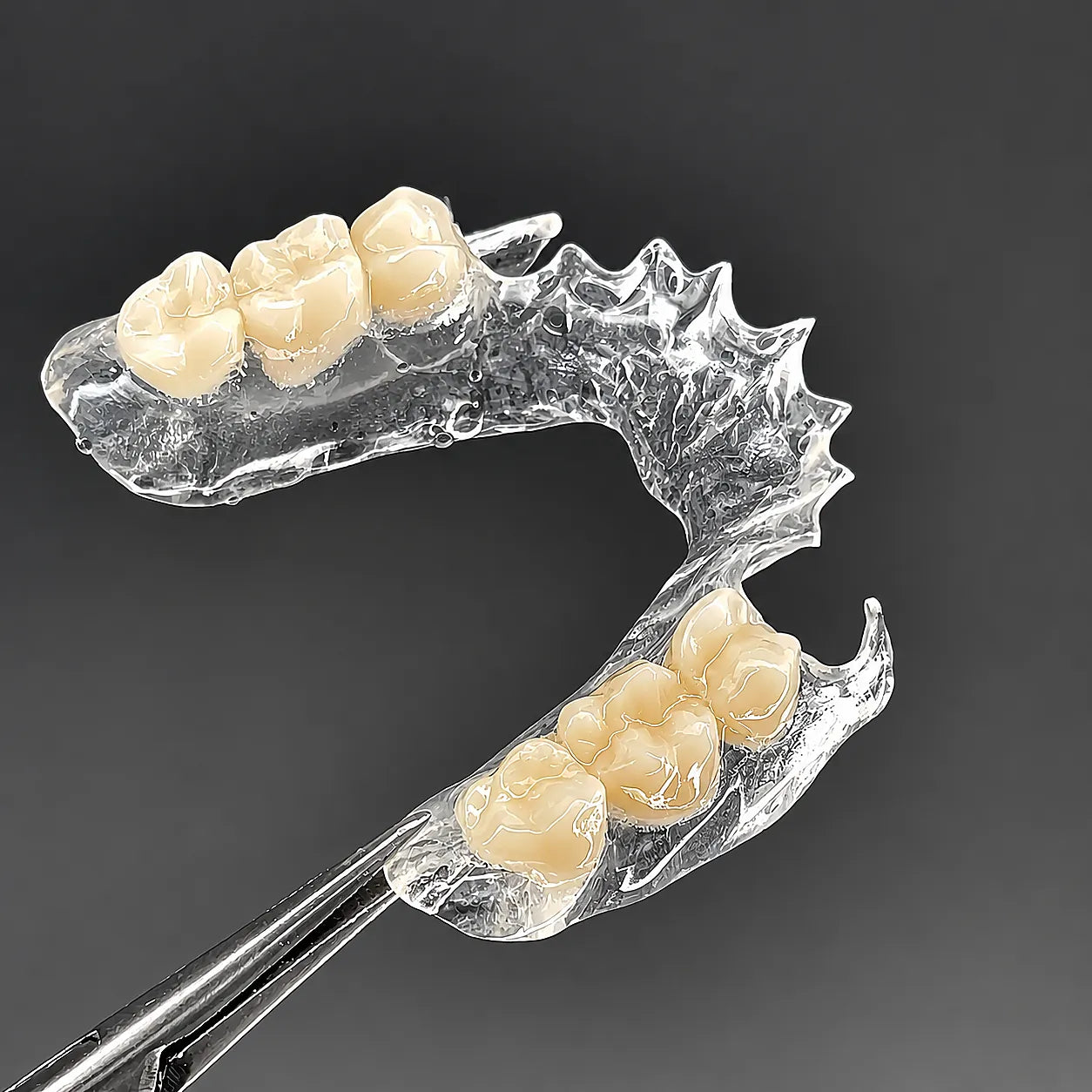 CAD/CAM removable partial denture framework made from dental acetal disc
