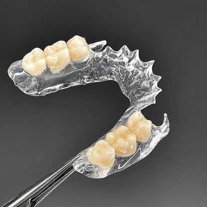 CAD/CAM removable partial denture framework made from dental acetal disc
