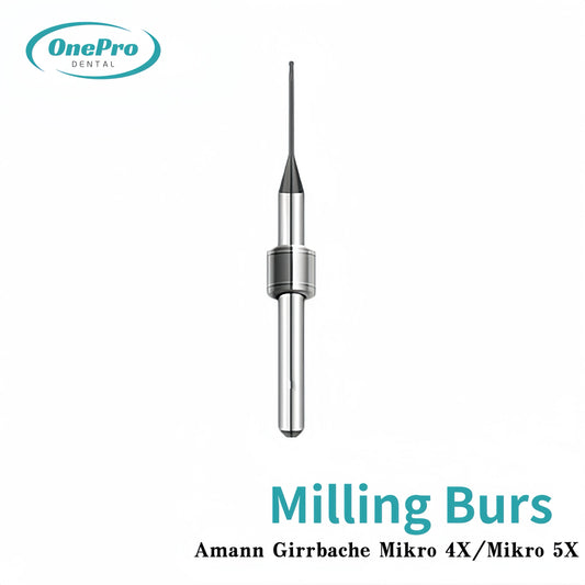 "High-precision milling burs for Amann Girrbach Mikro 4X and 5X dental machines"