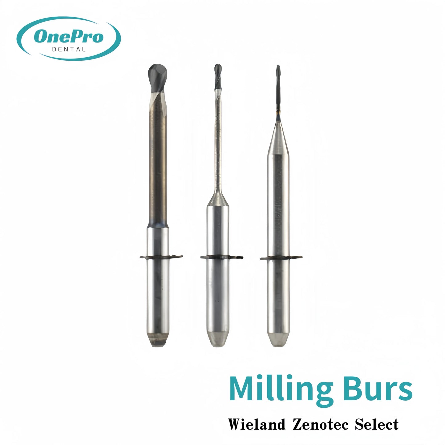 "High-precision milling burs for Wieland Zenotec Select dental machines"