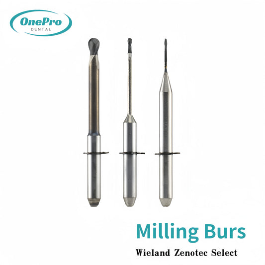 "High-precision milling burs for Wieland Zenotec Select dental machines"