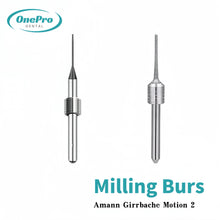 "High-precision milling burs for Amann Girrbach Motion 2 dental machines"