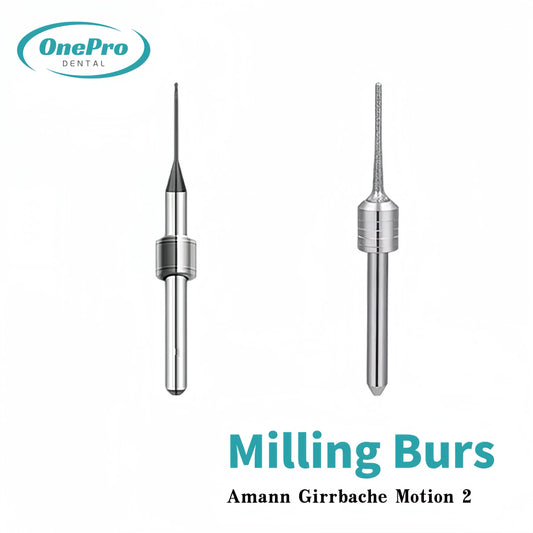 "High-precision milling burs for Amann Girrbach Motion 2 dental machines"