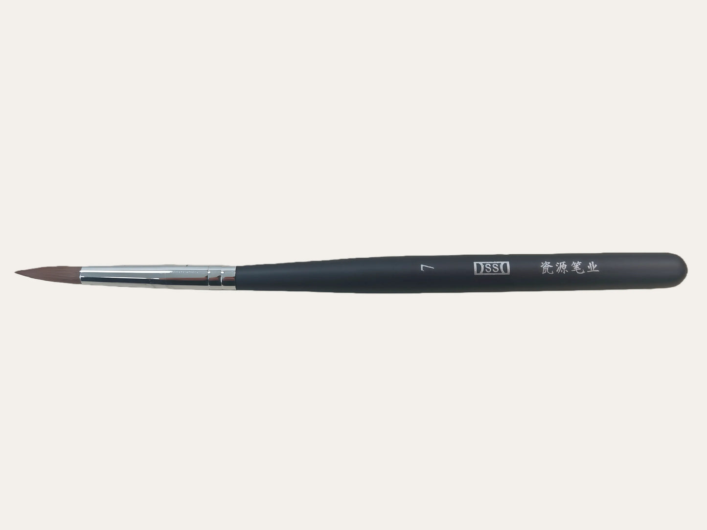 Dental porcelain brush pen used for precise ceramic glazing and surface detailing in dental laboratory restorations