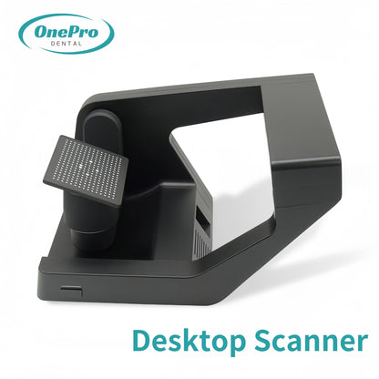 Desktop scanner for dental technicians, featuring 10-micron accuracy