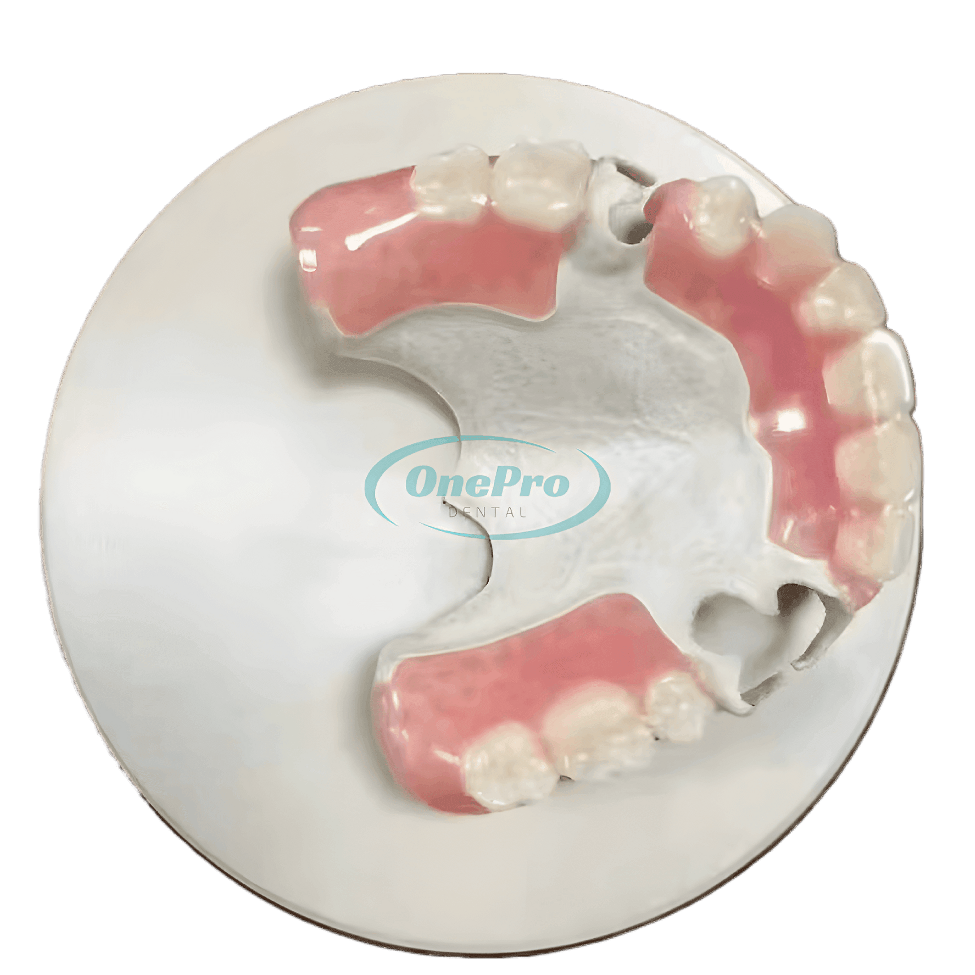 Biocompatible natural PEEK disc for dental crowns and bridges