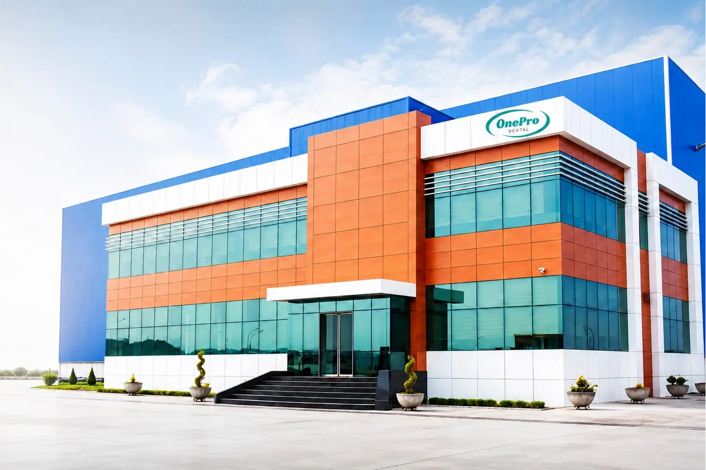 OnePro Dental factory building for professional dental CAD CAM materials and lab solutions