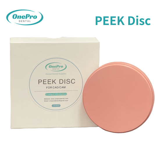 Premium pink PEEK material for durable and aesthetic dental restorations