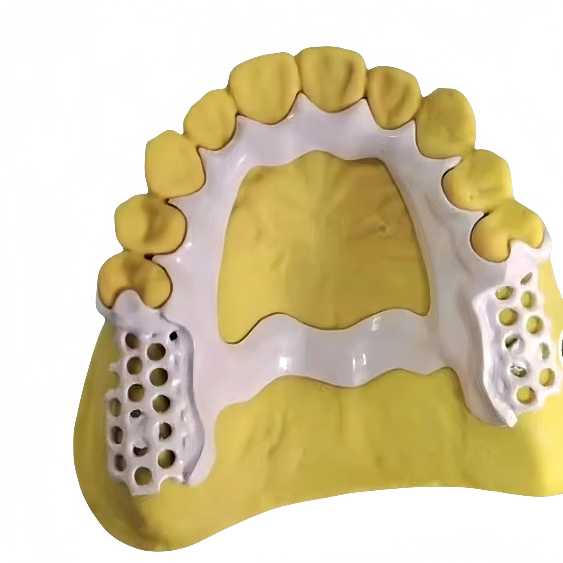 White PEEK milling disc for precise and efficient dental restorations in lab environments