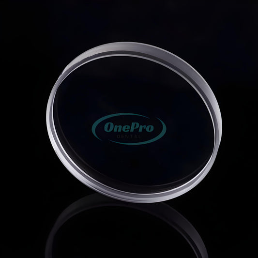 Clear PMMA disc for high-precision dental restorations