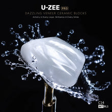 U-ZEE Pro Dazzling Veneer Ceramic displaying high translucency and a glossy natural-looking surface