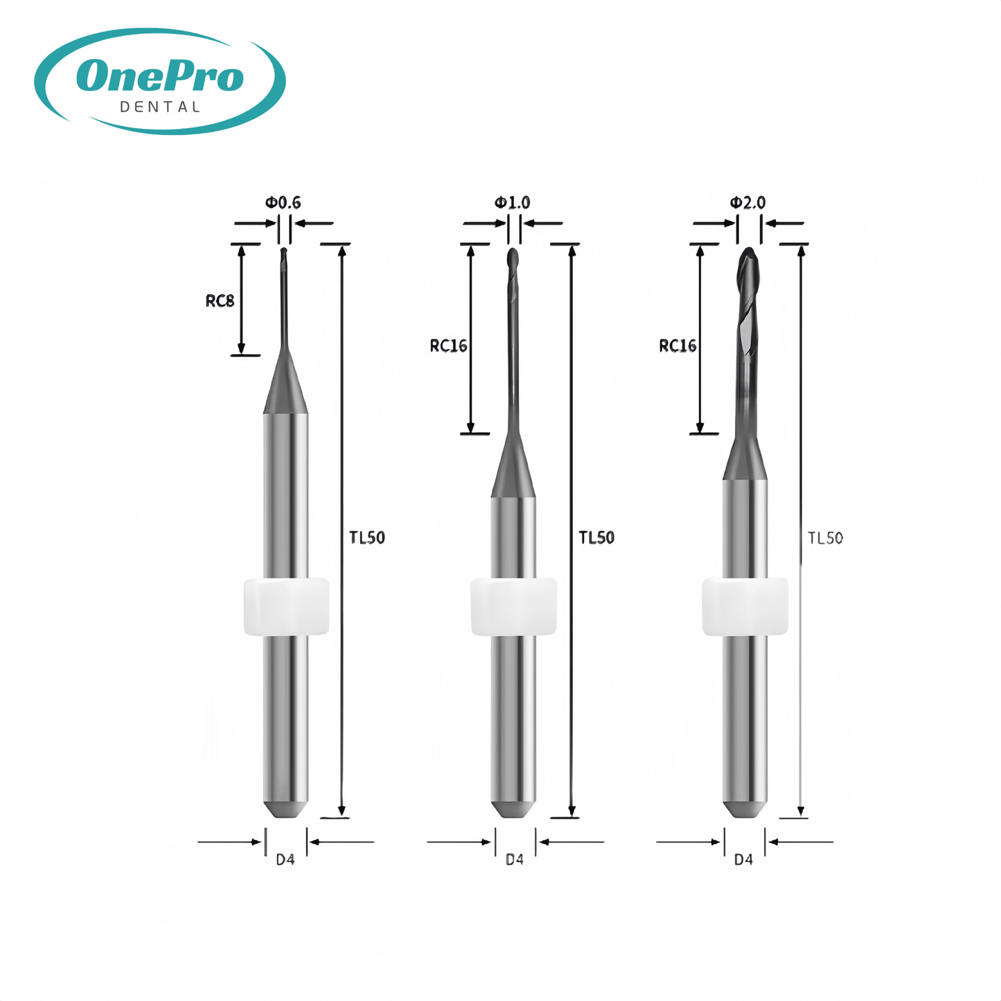 Milling Burs—UP3D（P52 P53）Milling Machine - OnePro Dental