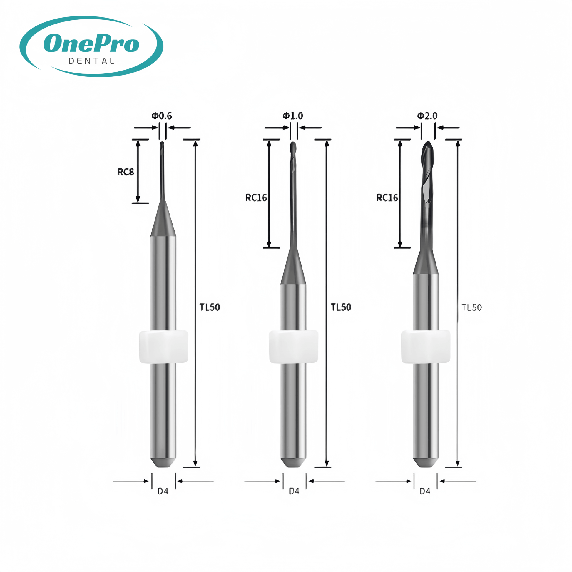 Milling Burs—UP3D（P52 P53）Milling Machine - OnePro Dental