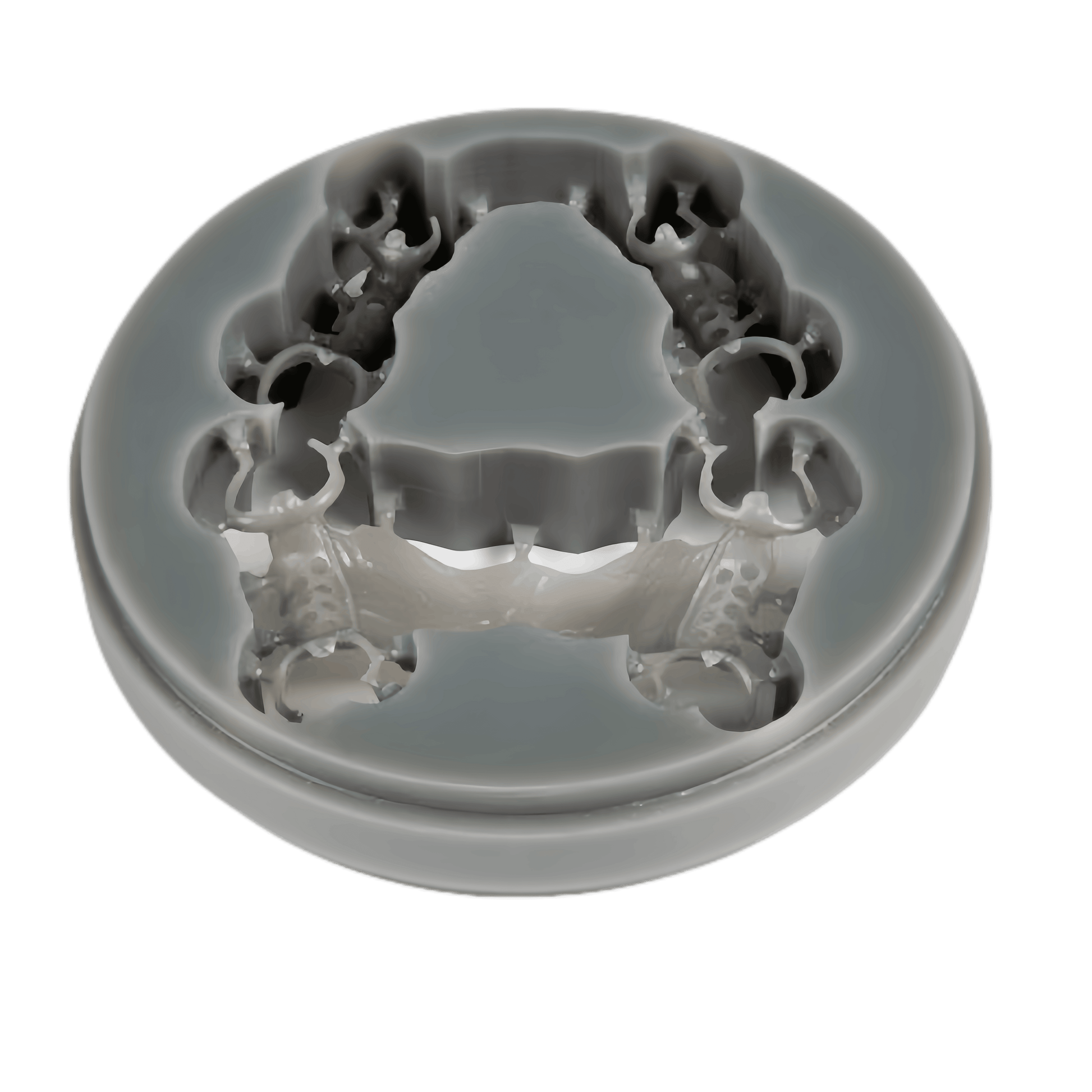 Biocompatible wax disc for dental laboratories