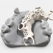 White PEEK Disc milled dental framework for CAD/CAM removable prosthetic restoration