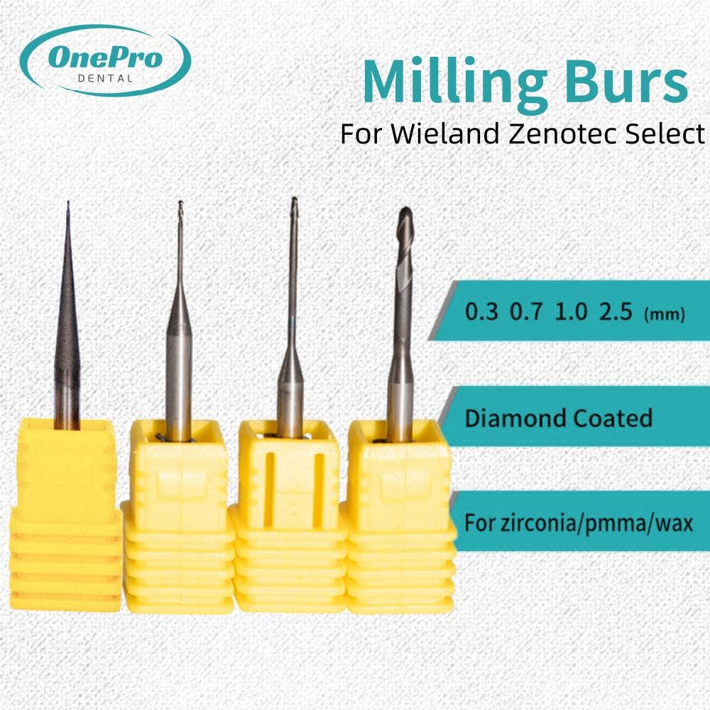 Milling Burs—Wieland（Wieland Zenotec Select）Milling Machine - OnePro Dental