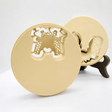 Yellow PEEK disc CAD/CAM milled dental framework for removable partial denture applications